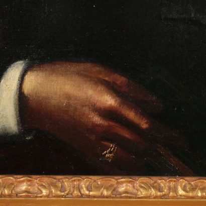 Portrait of a Man Oil Painting Late 1800s