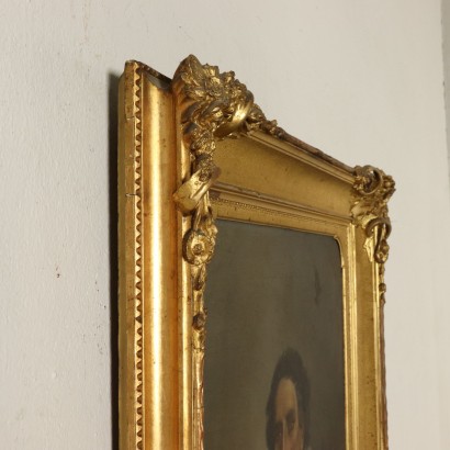 Portrait of a Woman Italian School Painting Late 1800s