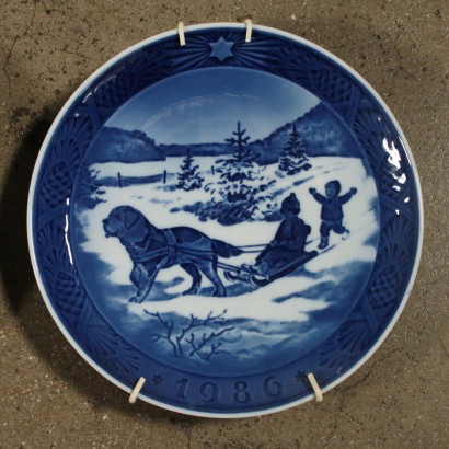 Douze Plats Royal Copenhagen Porcelaine Danemark '900