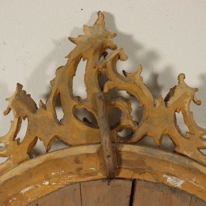 Cornice Ovale Dorata-particolare