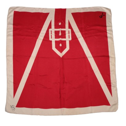 Halstuch Vintage Rot und Weiß-Roberta di Camerino