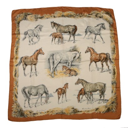 Foulard Vintage in Seta Hermès