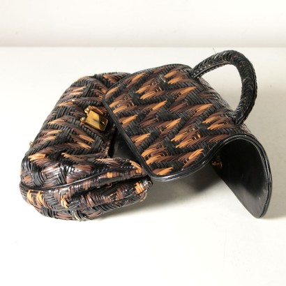 Borsa Vintage in Pelle intrecciata Roberta di Camerino