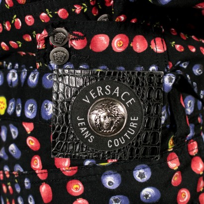 Completo anni 80 Vintage Versace-particolare