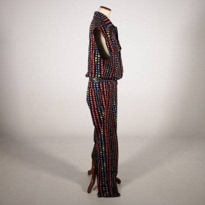 Completo anni 80 Vintage Versace-particolare
