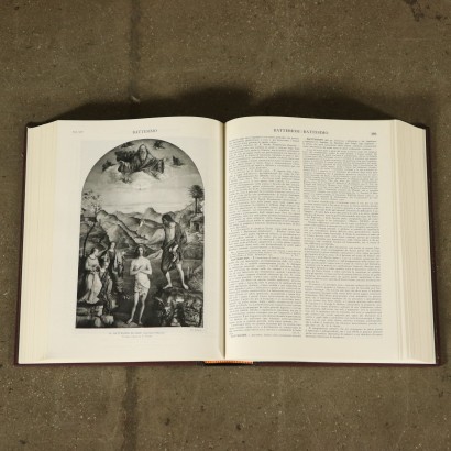 Enciclopedia Treccani con libreria-particolare