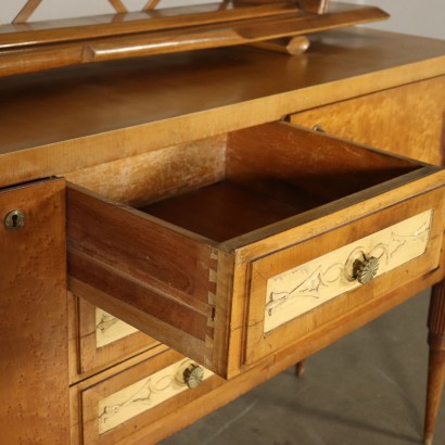 Buffet Placage d'Erable Loupe Italie Années 40-50