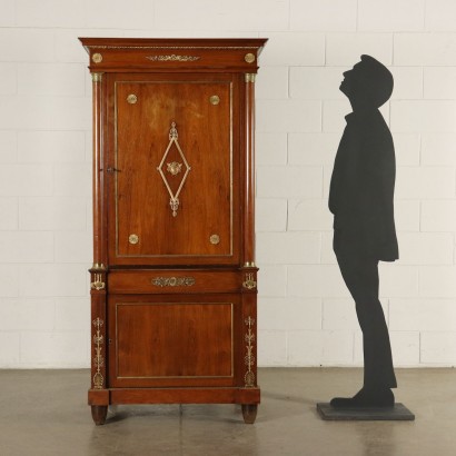 Cabinet Empire Style Mahogany Italy 20th Century