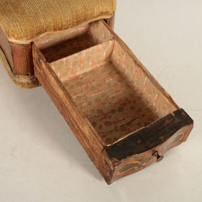 antiquariato, scatola, antiquariato scatola, scatola antica, scatola antica italiana, scatola di antiquariato, scatola neoclassico, scatola del 700,Scatola da cucito Neoclassica
