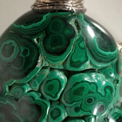 Tortue Malachite Argent Dabbene Milano Italie '900