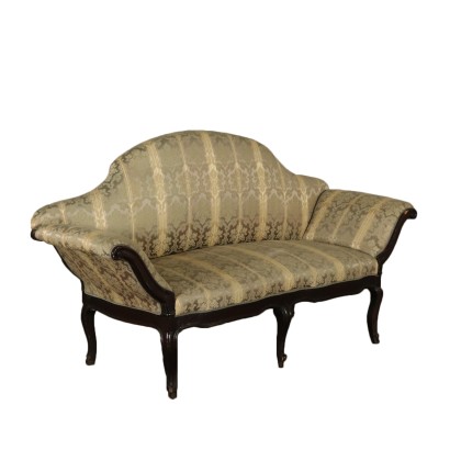 Sofa aus Nussbaumholz Italien 18. Jahrhundert