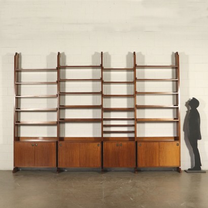 modernariato, modernariato di design, libreria, libreria modernariato, libreria di modernariato, libreria italiana, libreria vintage, libreria anni '60, libreria design anni 60