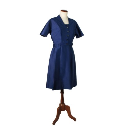 Abito da Cocktail Vintage Blu con Bolero