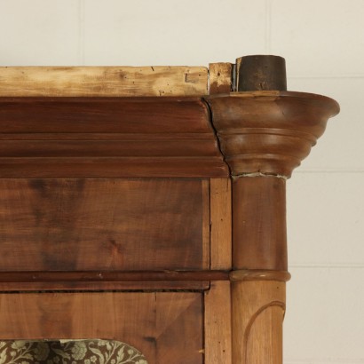 Mahogany Glass Cabinet Italy 19th Century