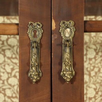 Mahogany Glass Cabinet Italy 19th Century