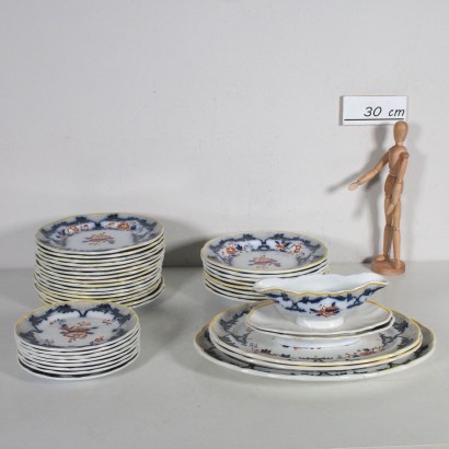 Set of Plates Lavenia Ceramic Italy 20th Century