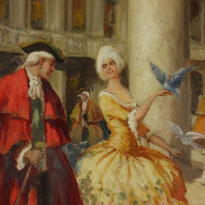 Scena di genere di Ettore Solvegni