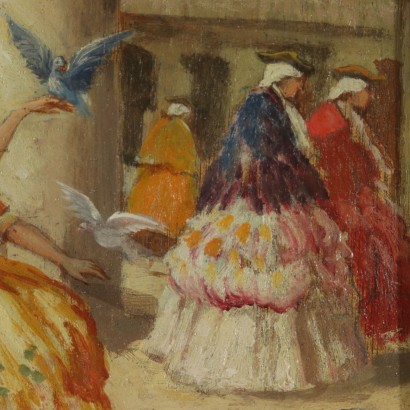 Scena di genere di Ettore Solvegni