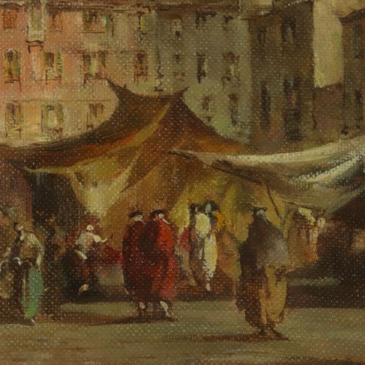 Coppia di capricci veneziani di E. Zeno
