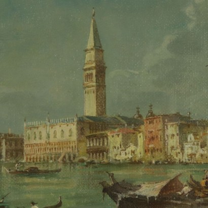 Coppia di capricci veneziani di E. Zeno