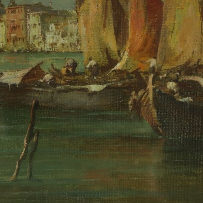 Coppia di capricci veneziani di E. Zeno