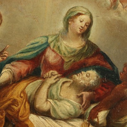 Der Tod des Heiligen Josef Gemälde 18. Jahrhundert