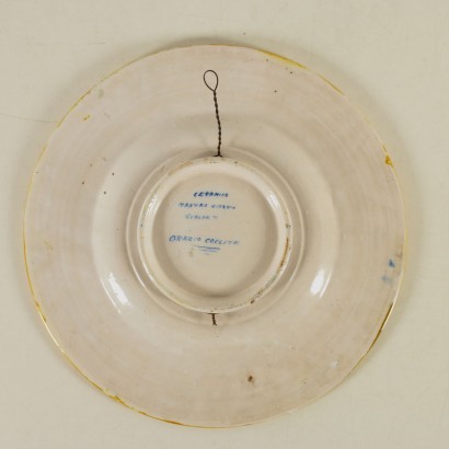 Pair of Ceramic Plates by Gualdo Tadino Italy 20th Century