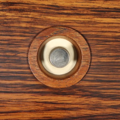 Klappschrank Palisander Teakfurnier Vintage Italien 60er Jahre