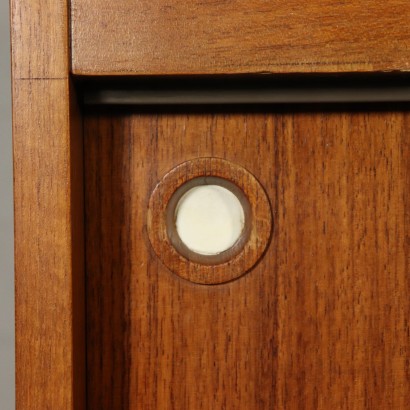 Klappschrank Palisander Teakfurnier Vintage Italien 60er Jahre