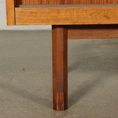 Klappschrank Palisander Teakfurnier Vintage Italien 60er Jahre