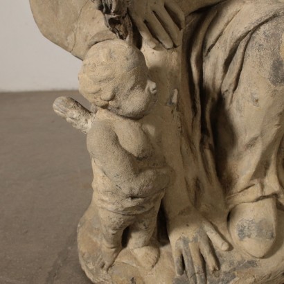 Scultura Pietà in Pietra