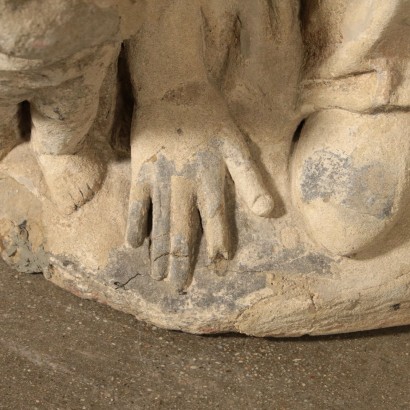 Scultura Pietà in Pietra