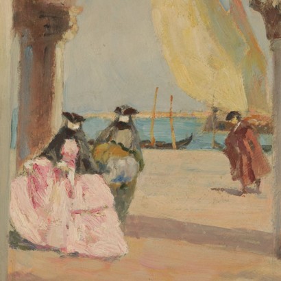 Glimpse of Venice by Rodolfo Paoletti San Marco 20th Century