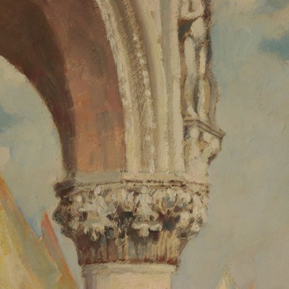 Glimpse of Venice by Rodolfo Paoletti San Marco 20th Century