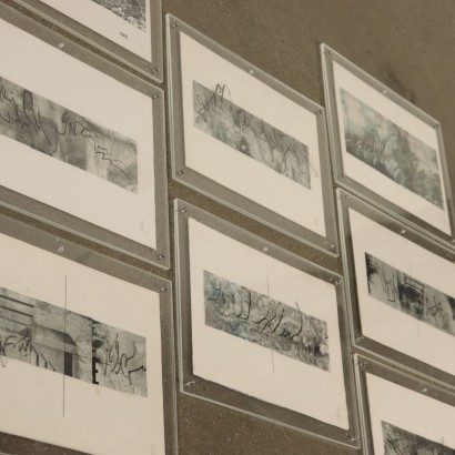El grupo de los ocho obras para el collage para fantástico asunto