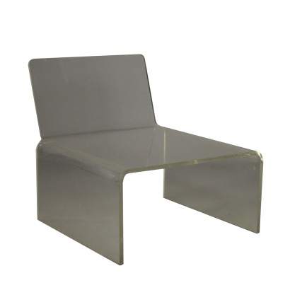 Sessel aus Plexiglas Vintage Italien 70er Jahre
