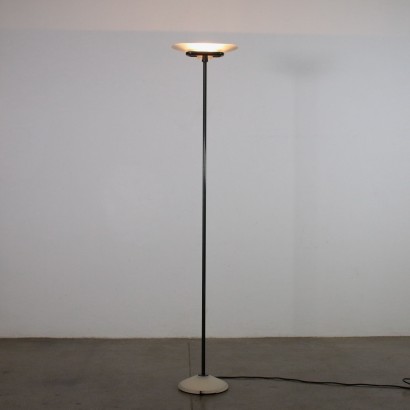 Lampadaire ArteLuce Verre givré Métal Italie 1978