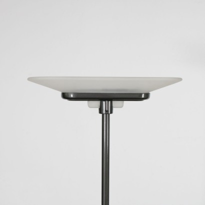 Lampadaire ArteLuce Verre givré Métal Italie 1978
