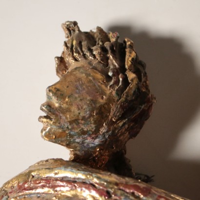 Sculpture by Amedeo Fiorese The Surfer 20th Century