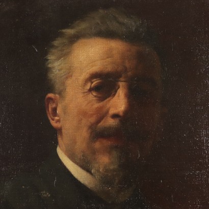 Portrait eines Mannes Gemälde 19. Jahrhundert