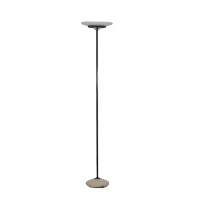 Lampadaire ArteLuce Verre givré Métal Italie 1978