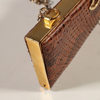 Pochette Vintage in Pelle di Pitone
