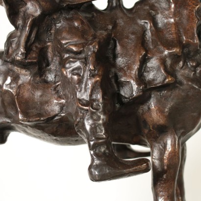 Berber on Horseback by Paul Troubetzkoy Bronze Sculpture 20th Century