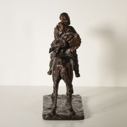 Berber on Horseback by Paul Troubetzkoy Bronze Sculpture 20th Century