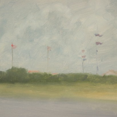 Paisaje con la figura de Renato Vernizzi