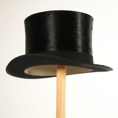 Cappello a Cilindro Vintage Con Cappelliera