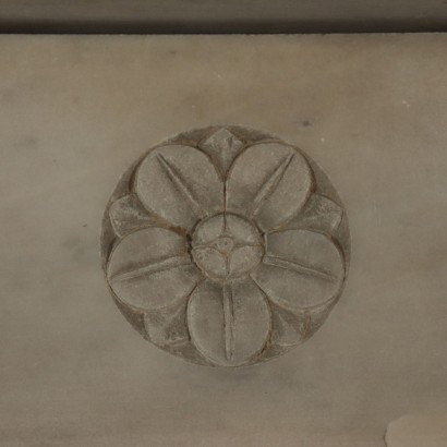 Neoclassical Marble Fireplace Structure Italy 18th Century