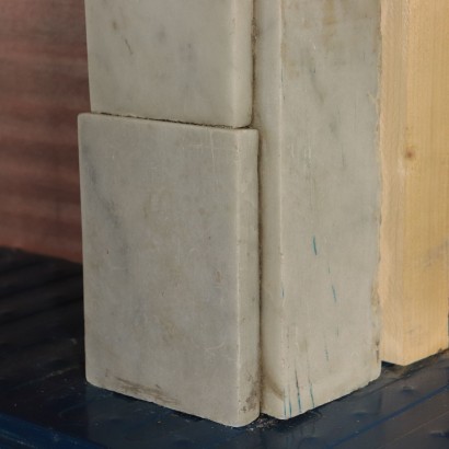 Neoclassical Marble Fireplace Structure Italy 18th Century