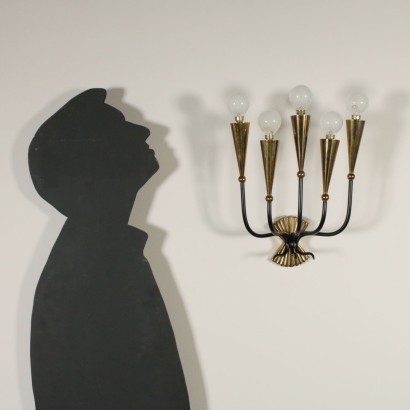 modernariato, modernariato di design, lampada da parete, lampada da parete modernariato, lampada da parete di modernariato, lampada da parete italiana, lampada da parete vintage, lampada da parete anni '60, lampada da parete design anni 60