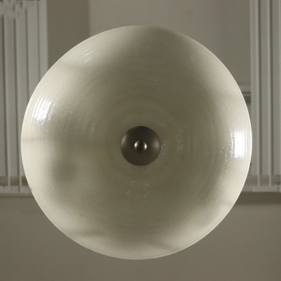 Ceiling Light Glass Crystal Vintage Italy 1940s-1950s